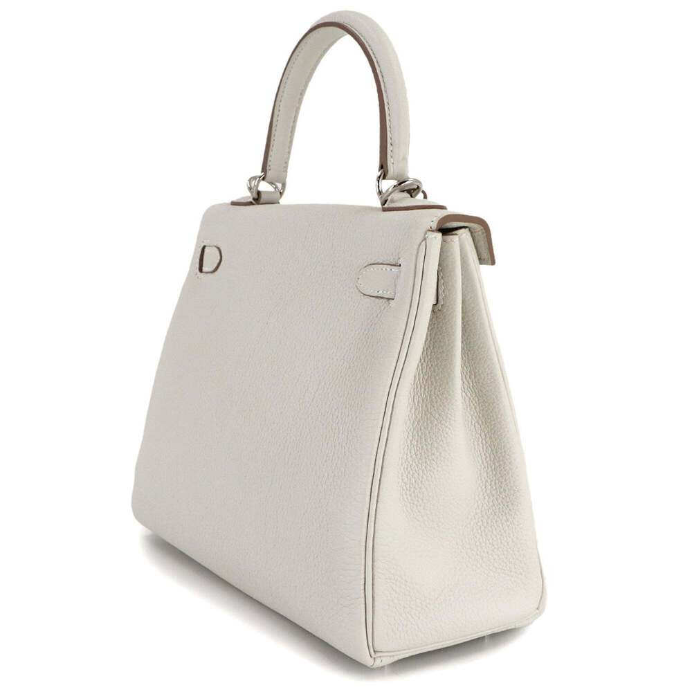 Hermes Kelly 25 Togo Mushroom 2-way Handbag Shoulder with Inside Stitching, W... - Picture 4 of 10